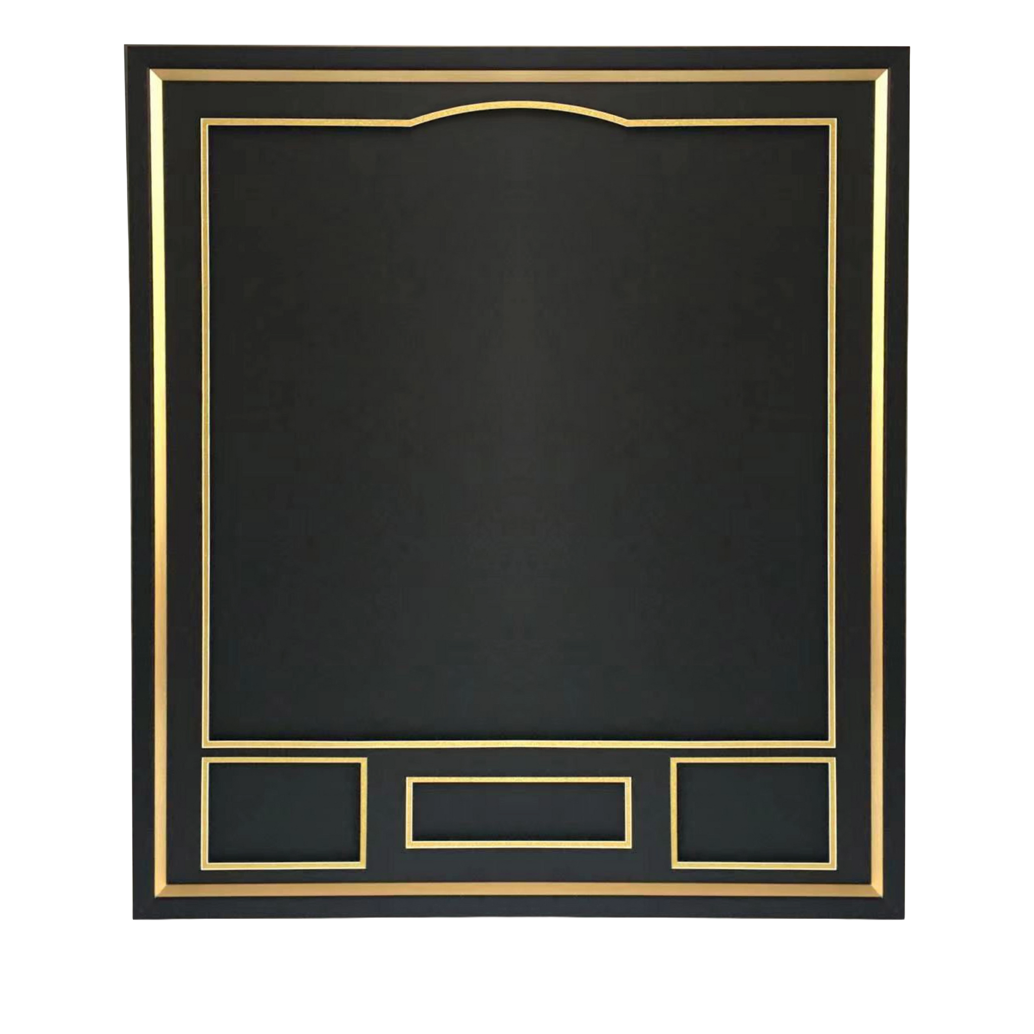 FrameDeluxe Deluxe DIY Shirt Frame Black and Gold / Black and Silver 75 x 85 cm.