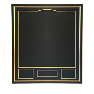 FrameDeluxe Deluxe DIY Shirt Frame Black and Gold / Black and Silver 75 x 85 cm.