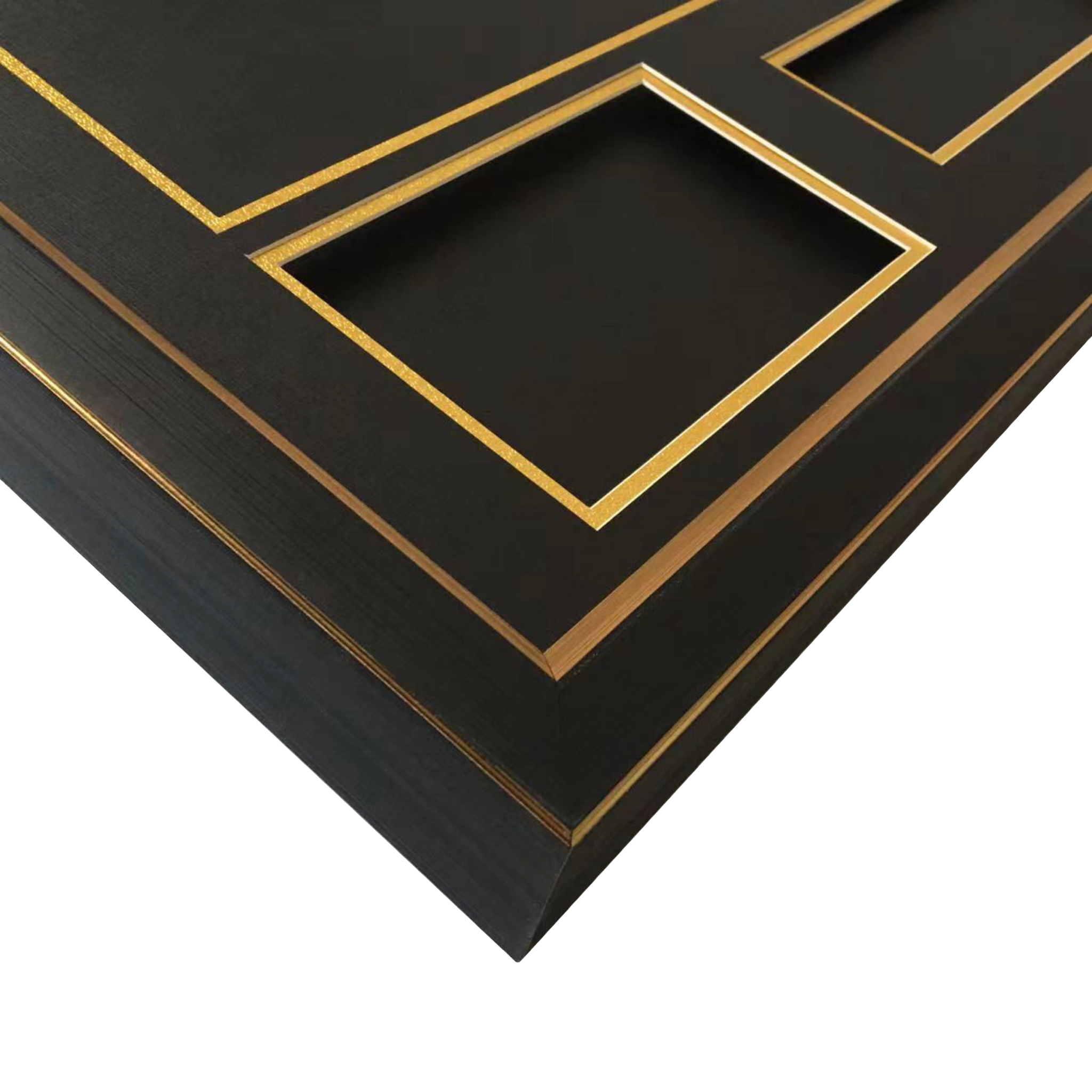 FrameDeluxe Deluxe DIY Shirt Frame Black and Gold / Black and Silver 75 x 85 cm.