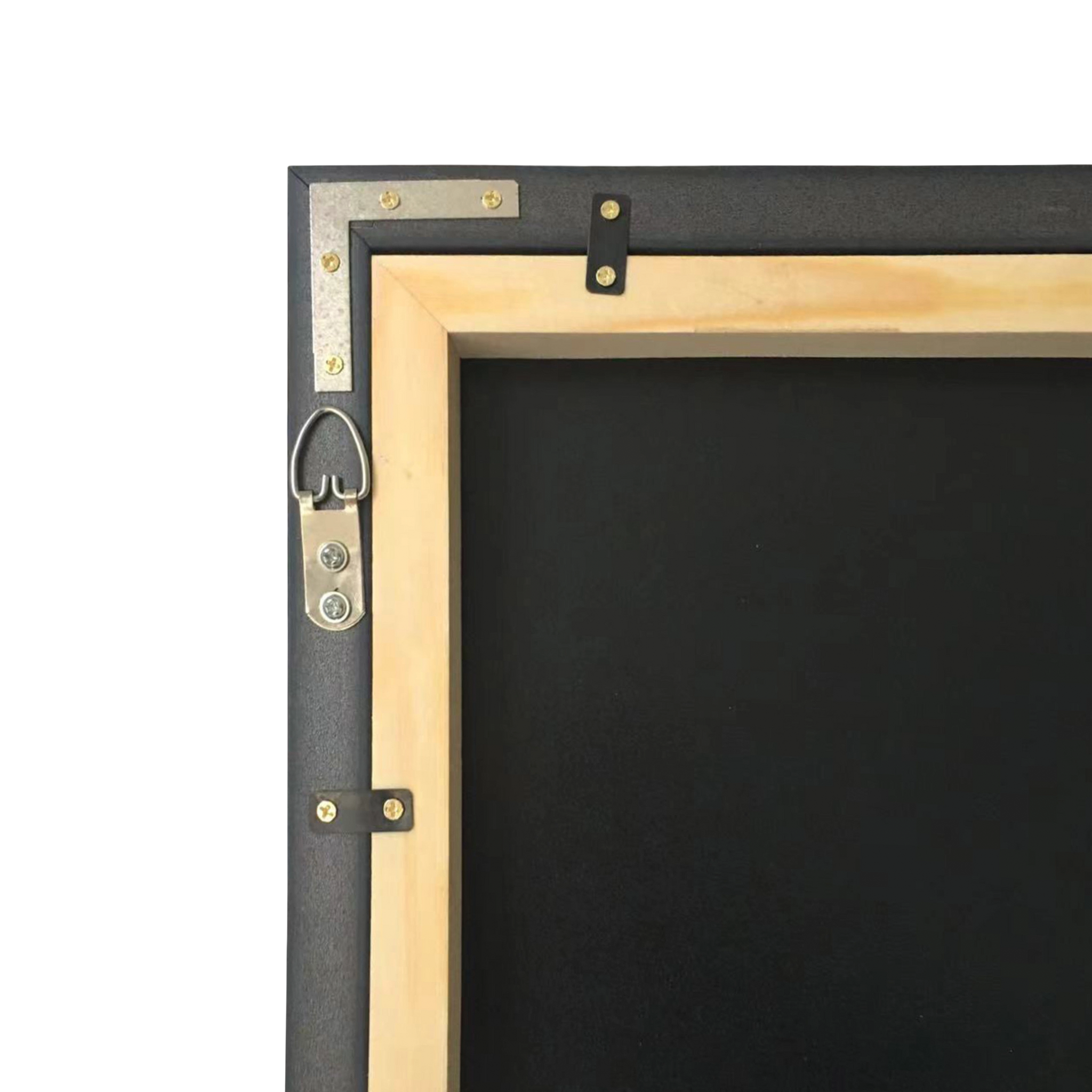 FrameDeluxe Deluxe DIY Shirt Frame Black and Gold / Black and Silver 75 x 85 cm.